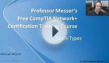 CompTIA Network+ N10-004: 2.1 – Cable Types « Professor