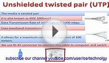 twisted pair cable in hindi | network cabling in hindi
